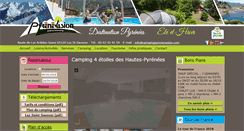Desktop Screenshot of campingpyrenevasion.com